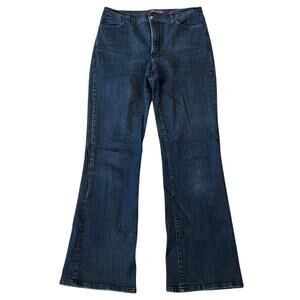 NYDJ Women's High Rise Bootcut Jean Dark Wash Size 14